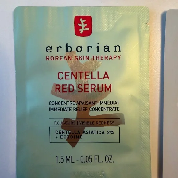 Erborian “Winter Survival Kit” Pink Cosmetic Bag with Skincare Samples - Picture 3 of 8